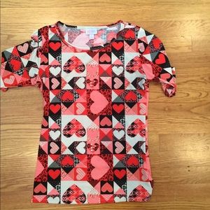 Lularoe valentine patchwork Gigi small